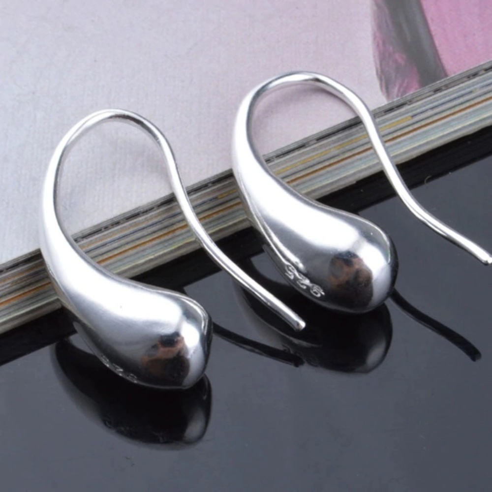 4pcs Set Water Drop 925 Silver Jewelry Necklace - Picture 7 of 8